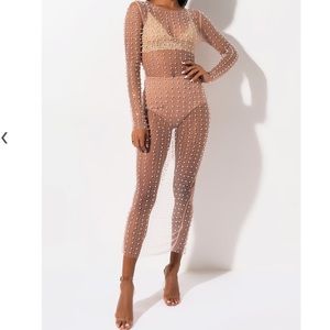 COPY - Sheer pearl dress